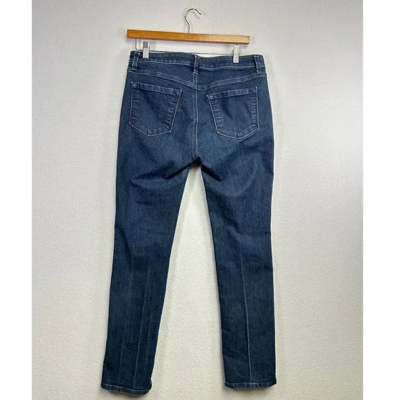 LOFT Modern Straight Dark Wash Denim‎ Jeans Women's Size 29/8 - Picture 6 of 10